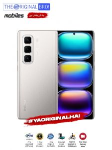Infinix Hot 50 Pro Plus - 8GB RAM - 256GB Storage - PTA Approved - 12 Months Warranty - Grey - The Original Bro Mobiles - TOB29